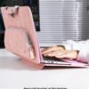 6fc7ce72c8d44fac9286b1dd00f30252 High Grade Stand Cooling Laptop Liner Protective Handbag For Women Fit 13.3 14 15 16 Inch Macbook Huawei Matebook Pro Notebook Protective Case