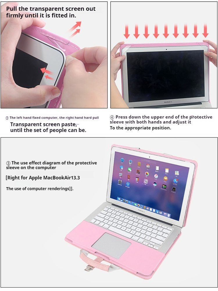 High Grade Stand Cooling Laptop Liner Protective Handbag For Women Fit 13.3 14 15 16 Inch Macbook Huawei Matebook Pro Notebook Protective Case 13 8a2f3458685f4a218a58b1dd00eb563e.jpeg