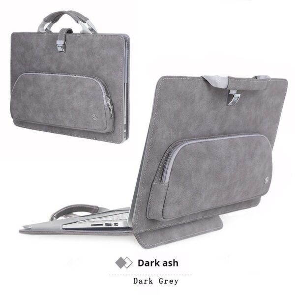 975b0e7647f34be39e59b1dd00f304ae High Grade Stand Cooling Laptop Liner Protective Handbag For Women Fit 13.3 14 15 16 Inch Macbook Huawei Matebook Pro Notebook Protective Case
