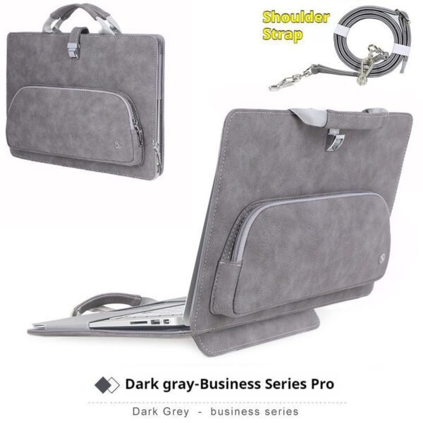 99f8c5262c504738ad6cb1dd00f3056c High Grade Stand Cooling Laptop Liner Protective Handbag For Women Fit 13.3 14 15 16 Inch Macbook Huawei Matebook Pro Notebook Protective Case