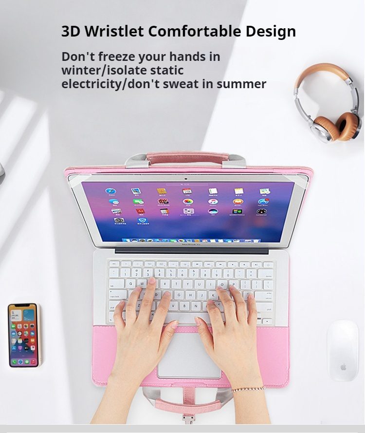 High Grade Stand Cooling Laptop Liner Protective Handbag For Women Fit 13.3 14 15 16 Inch Macbook Huawei Matebook Pro Notebook Protective Case 8 fb62a52a0caf4777aed6b1dd00eb53b5.jpeg