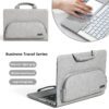 0e8026abb9f64edaa340b1e100c897d8 New Laptop protective case 14 inch computer bag female male business leather case password lock portable storage bag applicable to Apple air13.3 Huawei glory Xiaoxin 16-inch HP Dell