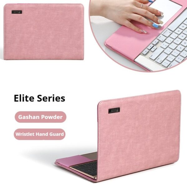 26fc80f8073e4293a473b1e100c896b9 New Laptop protective case 14 inch computer bag female male business leather case password lock portable storage bag applicable to Apple air13.3 Huawei glory Xiaoxin 16-inch HP Dell