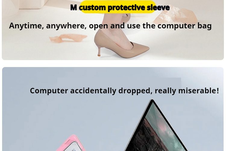 Shockproof Good Looking Storage Leather Laptop Handbag Unisex For Business Daily Commute Fit 13.3 14 15.6 16 Inch Macbook Air Huawei Honor Dell Lenovo Xiaoxin Notebooks 6 376e433557bb4f19989bb1df00dedfae.jpeg