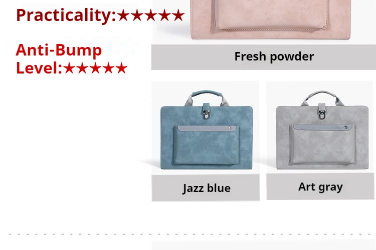 Shockproof Good Looking Storage Leather Laptop Handbag Unisex For Business Daily Commute Fit 13.3 14 15.6 16 Inch Macbook Air Huawei Honor Dell Lenovo Xiaoxin Notebooks 27 498cddcf309d463b97b1b1df00dee5cf.jpeg