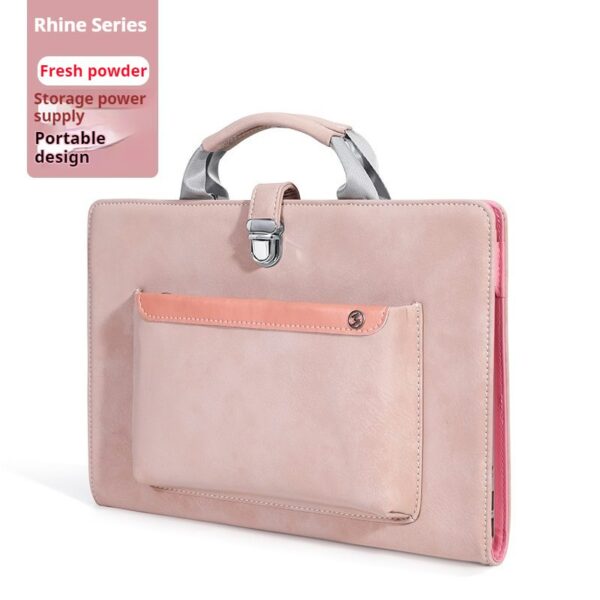 4bb01ce2fd84420d9446b1df00e98001 Shockproof Good Looking Storage Leather Laptop Handbag Unisex For Business Daily Commute Fit 13.3 14 15.6 16 Inch Macbook Air Huawei Honor Dell Lenovo Xiaoxin Notebooks