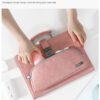 746e7d537cce421fb380b1e100c895ef New Laptop protective case 14 inch computer bag female male business leather case password lock portable storage bag applicable to Apple air13.3 Huawei glory Xiaoxin 16-inch HP Dell
