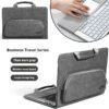 7ea69f3dafa8497cafb7b1e100c89835 New Laptop protective case 14 inch computer bag female male business leather case password lock portable storage bag applicable to Apple air13.3 Huawei glory Xiaoxin 16-inch HP Dell