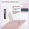 897ccad4551c45909efdb1df015afe01 Shockproof Cute Cat Head Portable Shoulder Leather Notebook Liner Bag For Women Fit 13.3 14 15 16 Inch Macbook Air Huawei Lenovo Xiaoxin Pro Laptops