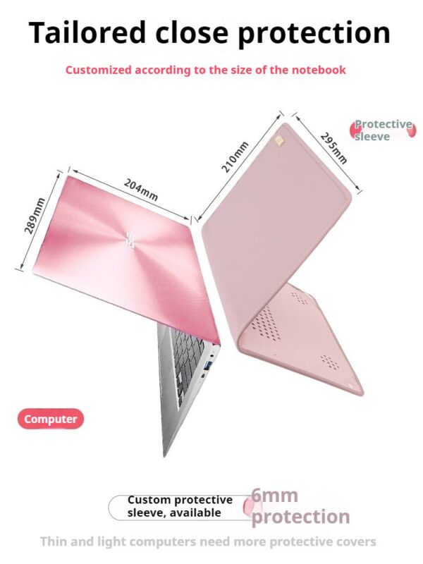 91d68bbec3a444319a7db1e000d56e93 Shockproof Simple Leather Notebook Protective Shell Bag For Women Fit 13.3 14 15 16 Inch Apple Air Huawei Lenovo Xiaoxin Pro HP Dell Xiaomi Laptops