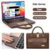 9c0bda1fc2bf4092adccb1e0010ddd8d Unisex High Grade Leather Business Handheld Notebook Liner Protective Case Compatible With Apple Air Huawei Lenovo Xiaoxin Pro 13.3 14 15 16 Inch Laptops