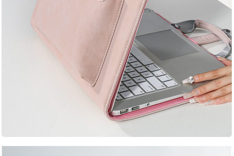 Shockproof Good Looking Storage Leather Laptop Handbag Unisex For Business Daily Commute Fit 13.3 14 15.6 16 Inch Macbook Air Huawei Honor Dell Lenovo Xiaoxin Notebooks 10 O1CN01viz6vy2IDvfgYSRpy 2132959253.jpg