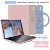 b54ea22f0cf543578765b1e000d56d4d Shockproof Simple Leather Notebook Protective Shell Bag For Women Fit 13.3 14 15 16 Inch Apple Air Huawei Lenovo Xiaoxin Pro HP Dell Xiaomi Laptops