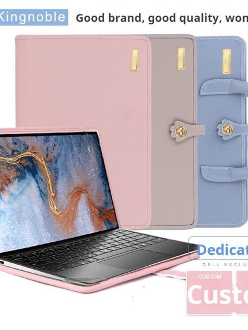 b54ea22f0cf543578765b1e000d56d4d Shockproof Simple Leather Notebook Protective Shell Bag For Women Fit 13.3 14 15 16 Inch Apple Air Huawei Lenovo Xiaoxin Pro HP Dell Xiaomi Laptops