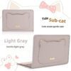 de39b06e794a4d9193e8b1df015b0008 Shockproof Cute Cat Head Portable Shoulder Leather Notebook Liner Bag For Women Fit 13.3 14 15 16 Inch Macbook Air Huawei Lenovo Xiaoxin Pro Laptops