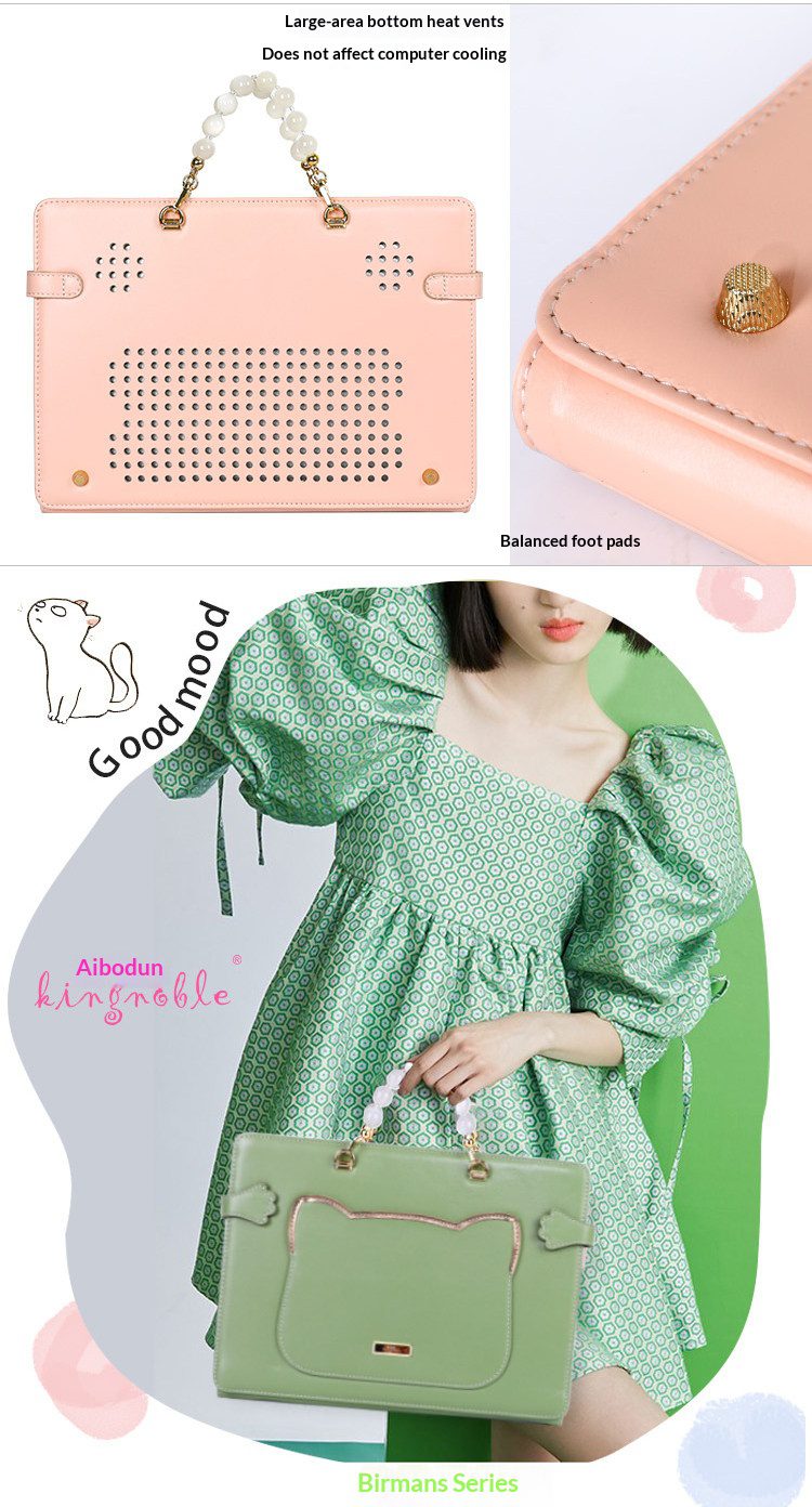 High End Genuine Leather Custom Laptop Sleeve Cute Sheepskin Protective Case For Women Fit Macbook 15 Air Huawei Matebook 14 Xiaoxin Pro16 Multi Brand Notebooks 12 0141ba4f17a041d38186b48300e43802.jpg