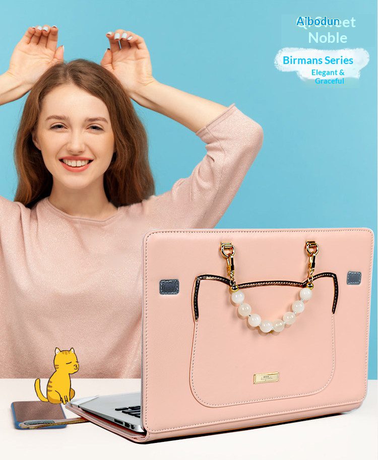 High End Genuine Leather Custom Laptop Sleeve Cute Sheepskin Protective Case For Women Fit Macbook 15 Air Huawei Matebook 14 Xiaoxin Pro16 Multi Brand Notebooks 6 18539392d2e943c9b09ab48300e40420.jpg
