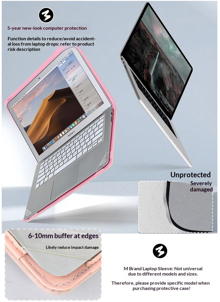 Lightweight Wear Resistant Laptop Sleeve Custom Business Notebook Protective Case Handbag Compatible With Huawei Apple Lenovo Honor HP Asus 13 14 16 Inch 9 4e12ccb3f34047408fdeb48700c8143f.jpg