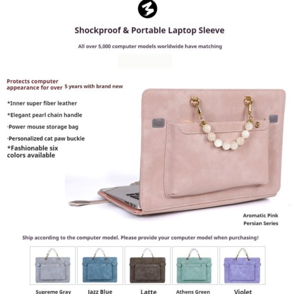 589a2bb97a654cd79a2eb48700ca95fb Lightweight Wear Resistant Laptop Sleeve Custom Business Notebook Protective Case Handbag Compatible With Huawei Apple Lenovo Honor HP Asus 13 14 16 Inch