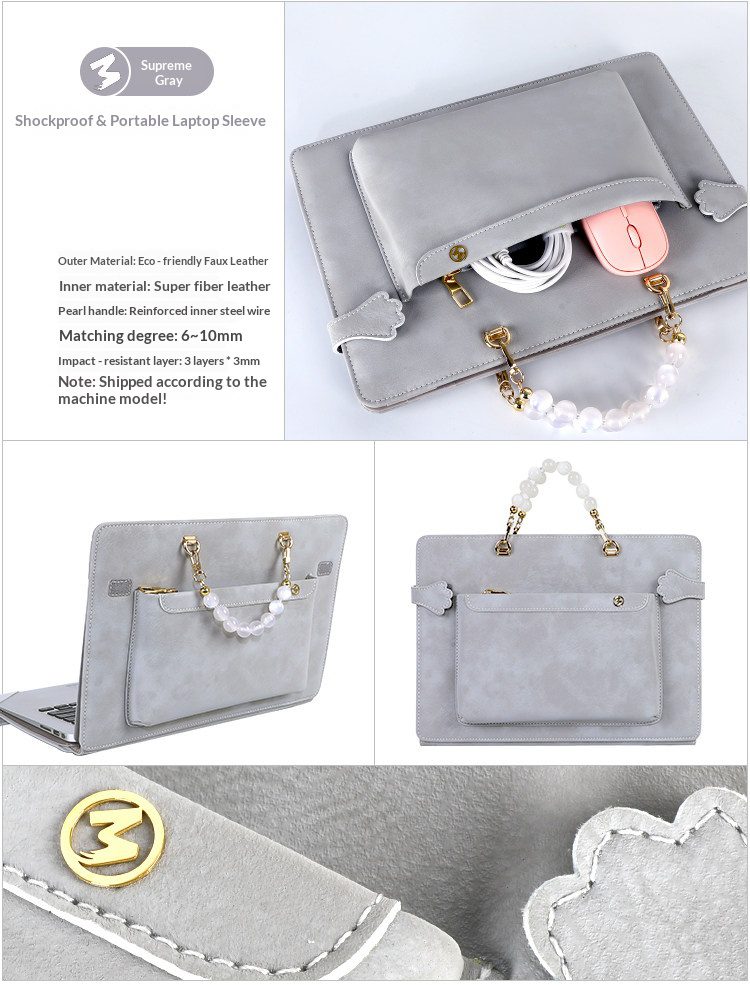 Lightweight Wear Resistant Laptop Sleeve Custom Business Notebook Protective Case Handbag Compatible With Huawei Apple Lenovo Honor HP Asus 13 14 16 Inch 15 735067d1c1c44650b247b48700c82c5f.jpg