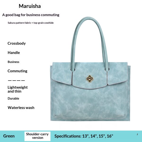 8d4ff4924253418181d4b48700f96840 Lightweight Stylish Laptop Handbag For Women Slim Fashion Business Commute Laptop Case Compatible With Macbook Lenovo Xiaomi Huawei HP Asus 13 To 16 Inch Notebook