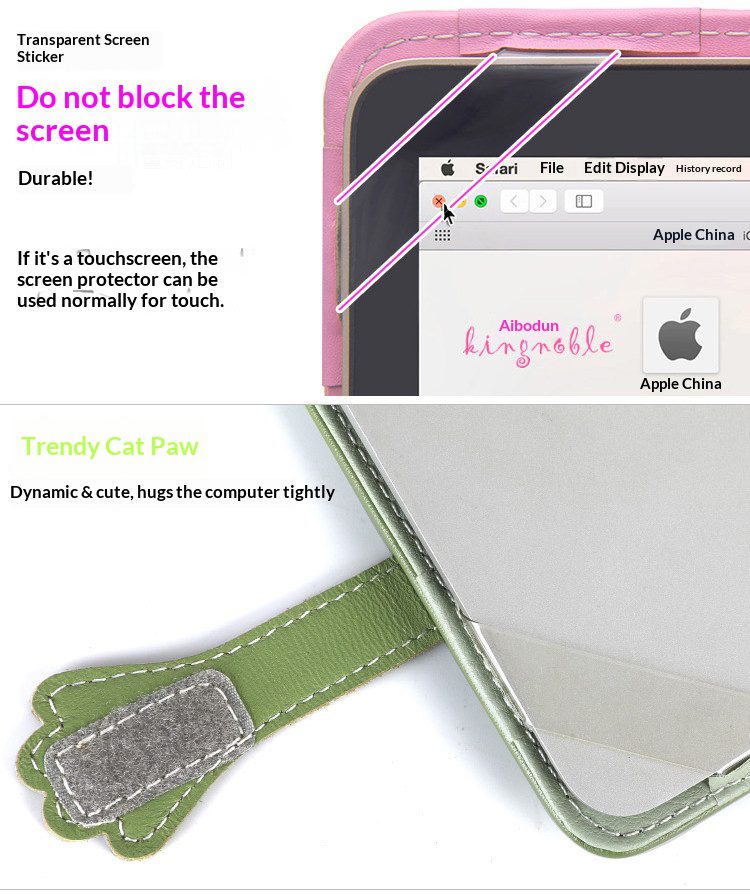 High End Genuine Leather Custom Laptop Sleeve Cute Sheepskin Protective Case For Women Fit Macbook 15 Air Huawei Matebook 14 Xiaoxin Pro16 Multi Brand Notebooks 11 91d4703fdd24417b90ebb48300e433c0.jpg