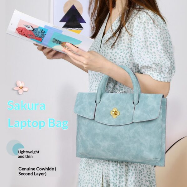a3ea4bfda8ec486ca8dab48700f91ca2 Lightweight Stylish Laptop Handbag For Women Slim Fashion Business Commute Laptop Case Compatible With Macbook Lenovo Xiaomi Huawei HP Asus 13 To 16 Inch Notebook