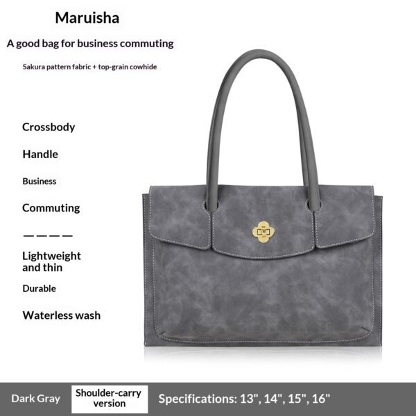 ad1cfdfc2f384135a843b48700f95847 Lightweight Stylish Laptop Handbag For Women Slim Fashion Business Commute Laptop Case Compatible With Macbook Lenovo Xiaomi Huawei HP Asus 13 To 16 Inch Notebook