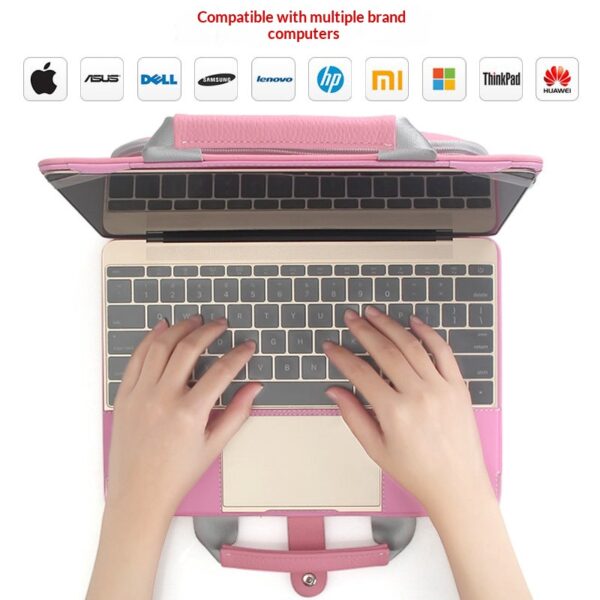 bf365bdeddf74207af11b48601760c48 Customized computer protective case, laptop protective inner bag - Measurement specifications and examples, please use a ruler to accurately measure the length, width, height of the computer and the size data near the mouse pad
