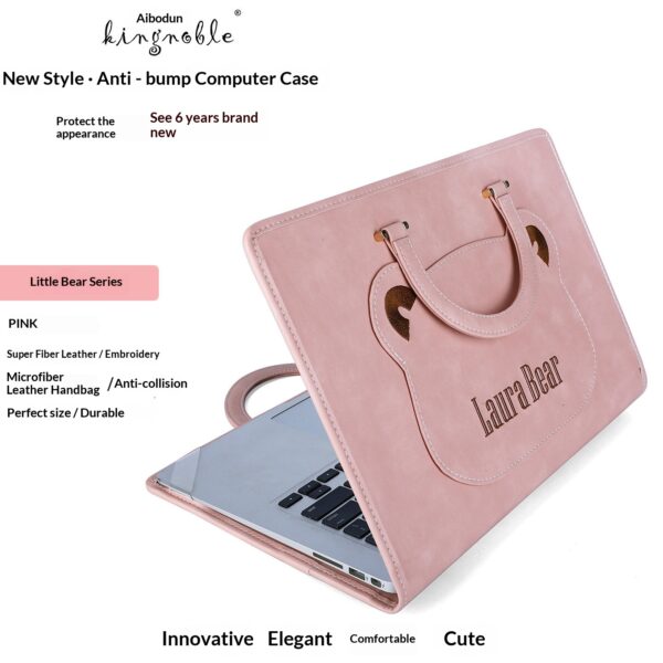 d534aab8d12f4dc1998eb48000bc4384 Elegant Hand Carry Custom Laptop Protective Sleeve For Macbook 13 Huawei Matebook 14 Honor Pro16 Xiaomi Redmibook Lenovo HP Asus Dell Notebooks