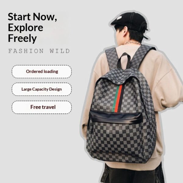 dc53bb56829c4f618df8b480013ab679 Waterproof Wear Resistant Large Capacity Mens Laptop Backpack Lightweight Simple Trendy Versatile Travel Outdoor Business Bag For 15.6 Inch Lenovo Asus Dell Notebooks