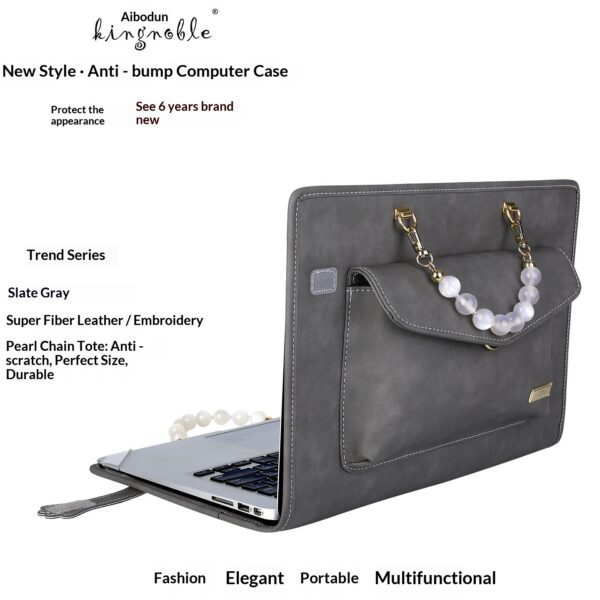 dc9e8a7cb3d74cf2973ab48000bc7705 Elegant Hand Carry Custom Laptop Protective Sleeve For Macbook 13 Huawei Matebook 14 Honor Pro16 Xiaomi Redmibook Lenovo HP Asus Dell Notebooks