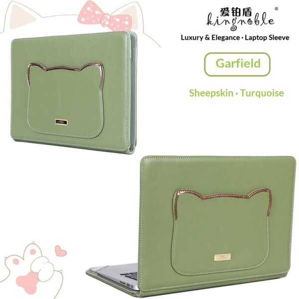 e26af4c3b5074b9ab86cb48300e325f9 High End Genuine Leather Custom Laptop Sleeve Cute Sheepskin Protective Case For Women Fit Macbook 15 Air Huawei Matebook 14 Xiaoxin Pro16 Multi Brand Notebooks