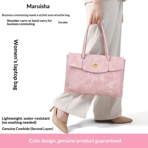 e49e5a6b7e2c448abbd6b48700f93af1 Lightweight Stylish Laptop Handbag For Women Slim Fashion Business Commute Laptop Case Compatible With Macbook Lenovo Xiaomi Huawei HP Asus 13 To 16 Inch Notebook