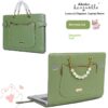 23cda6517b214d8ea867b48300e2ee1d High End Genuine Leather Custom Laptop Sleeve Cute Sheepskin Protective Case For Women Fit Macbook 15 Air Huawei Matebook 14 Xiaoxin Pro16 Multi Brand Notebooks